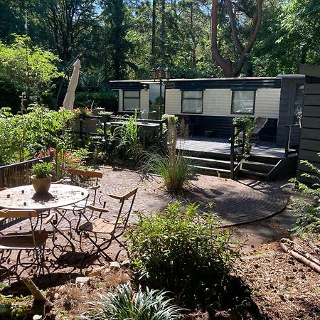 Sfeervol Chalet In Het Bos Nunspeet Buitenkant foto