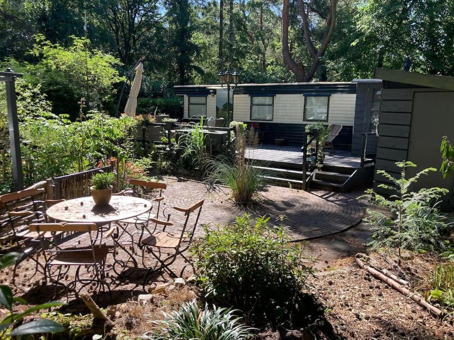 Sfeervol Chalet In Het Bos Nunspeet Buitenkant foto